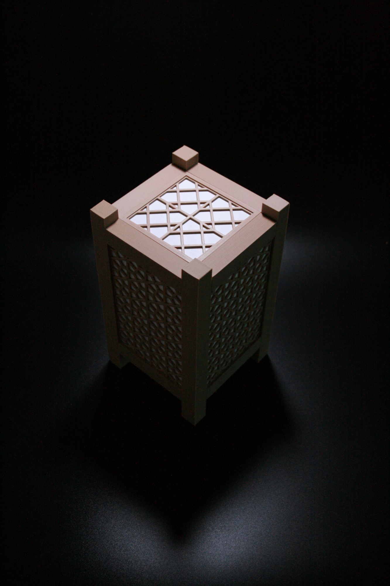 Лампа 'Мрамор и золото' 10